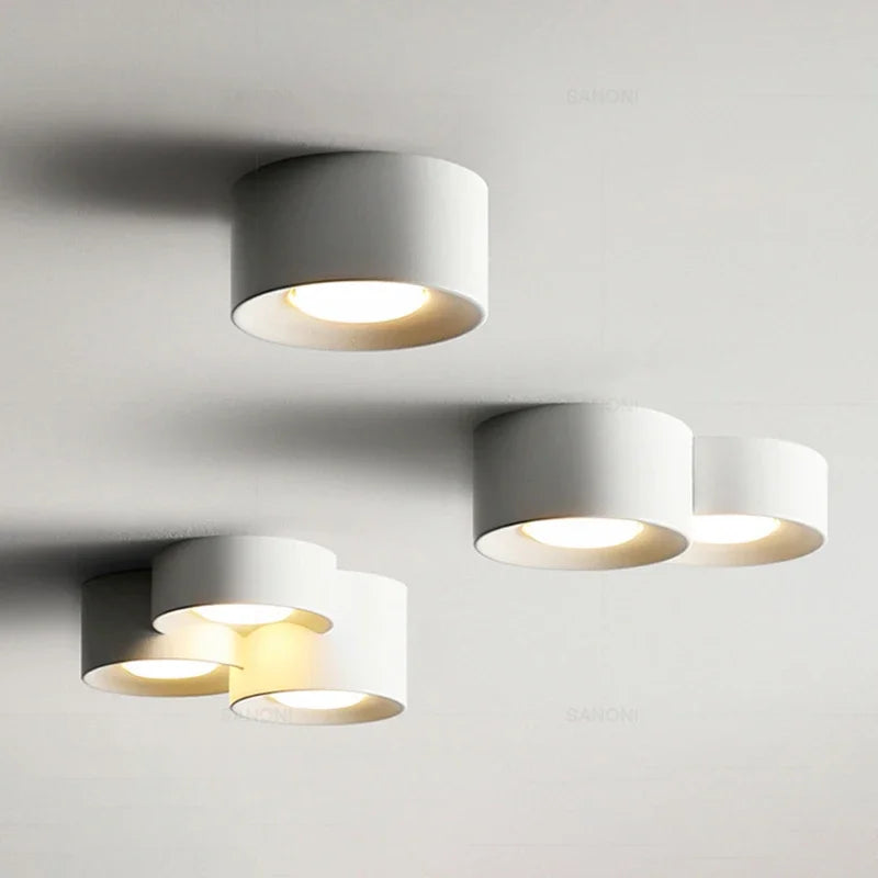 RetroGleam - Fabric ceiling lamp