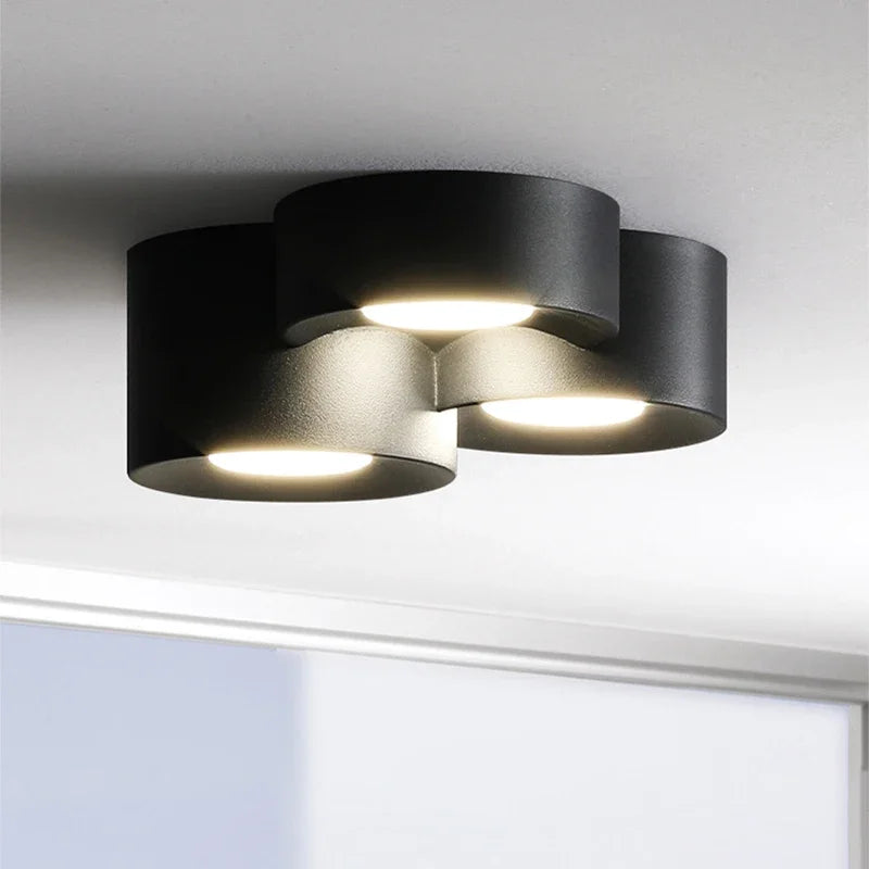 RetroGleam - Fabric ceiling lamp