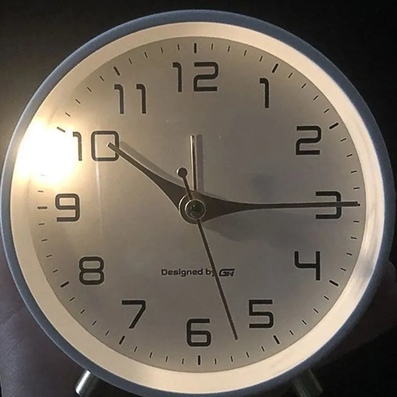 Modern Scandinavian Silent Table Clock