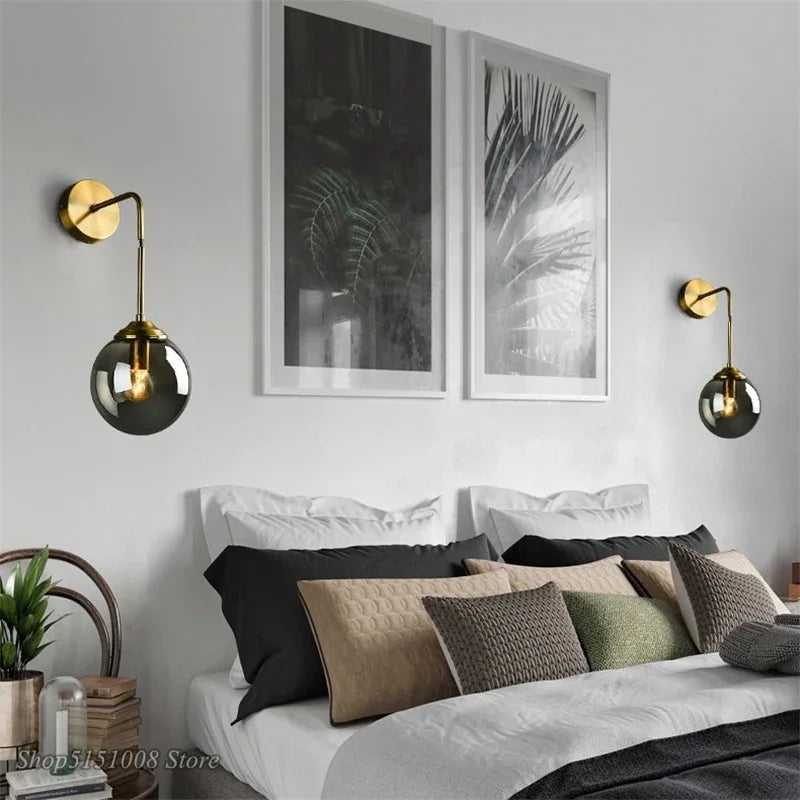 ClearVue - Nordic glass wall lamps