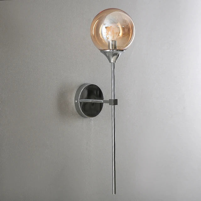 GlimmerNord - Moderne skandinavische Glas-Wandlampe