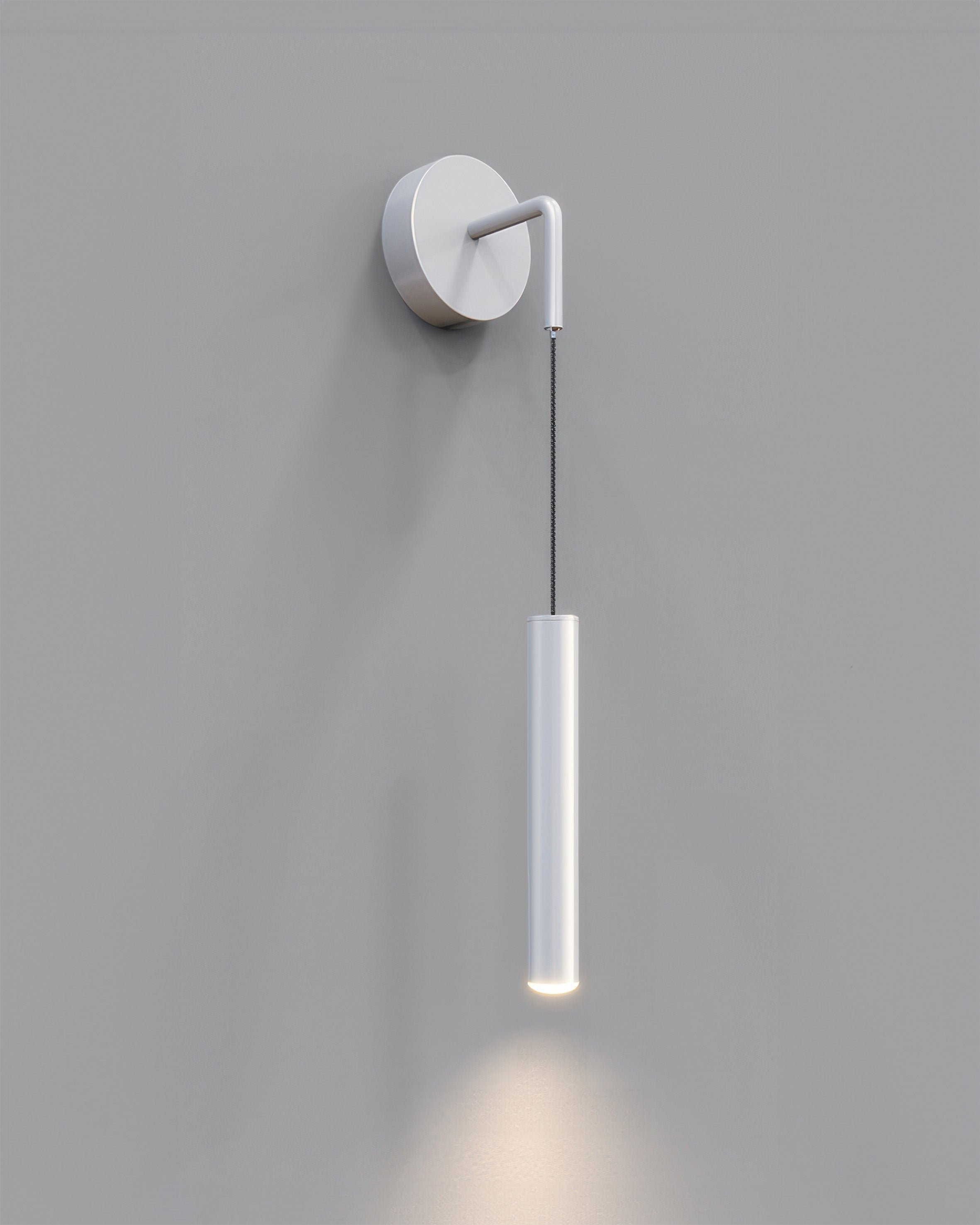 Lampe montée sur applique murale LED à cylindre moderne