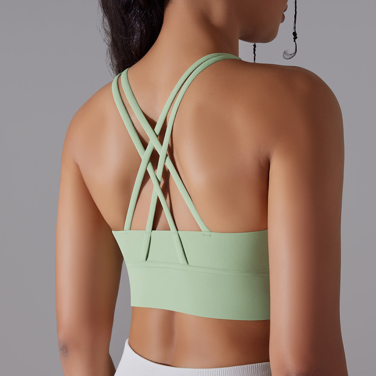 Double-Cross Shockproof Sports Bra