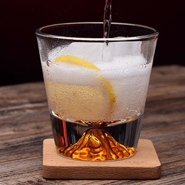 Japanese Mount Fuji Whisky Glass Sets