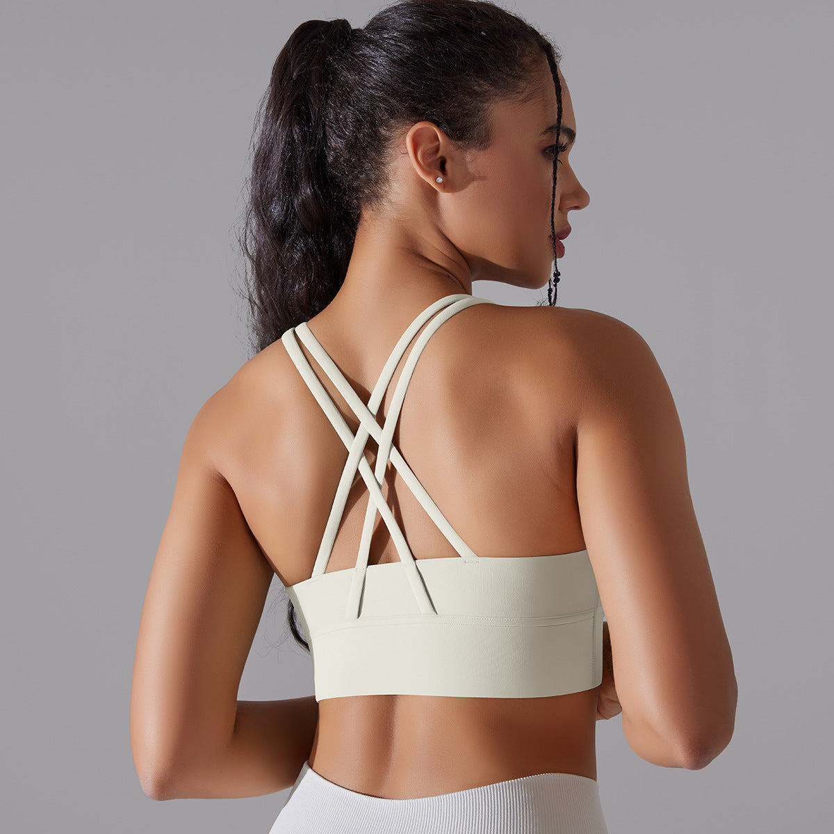 Double-Cross Shockproof Sports Bra