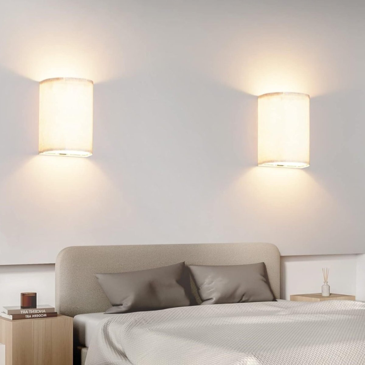 Linen Glow Wall Light