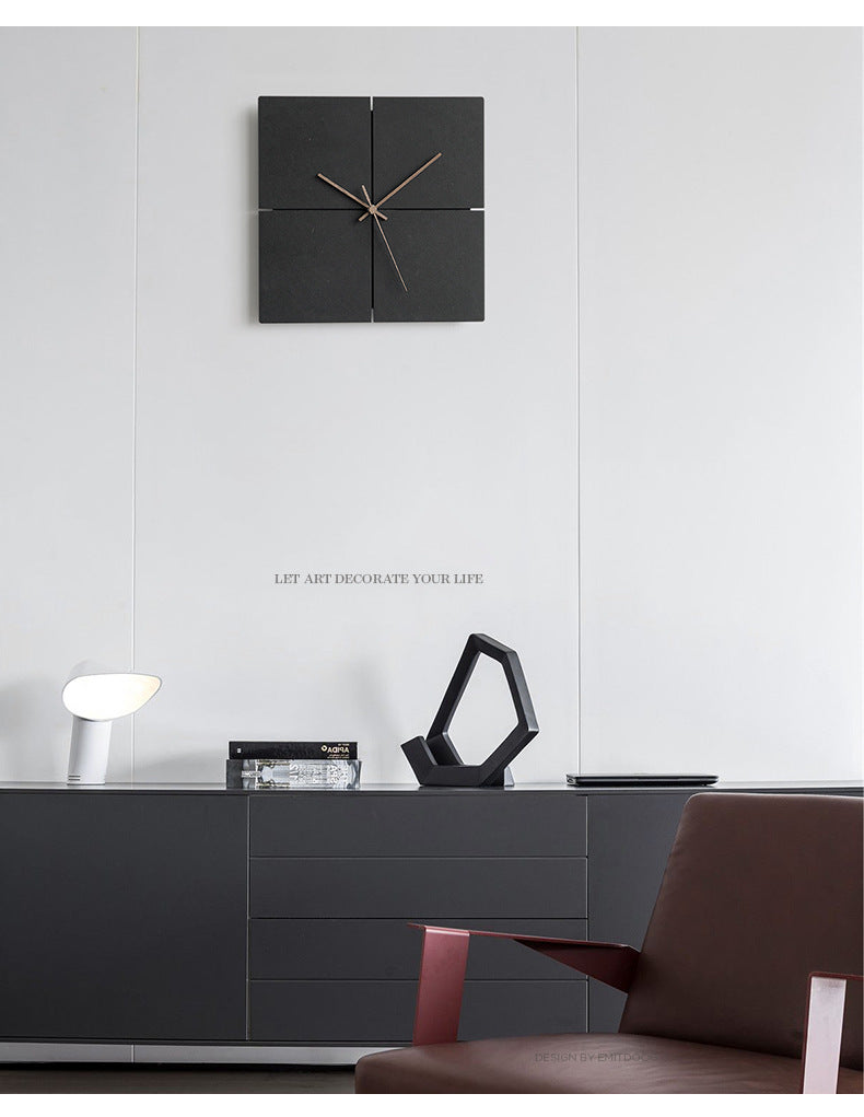 Reloj decorativo de pared silencioso moderno minimalista para sala de estar