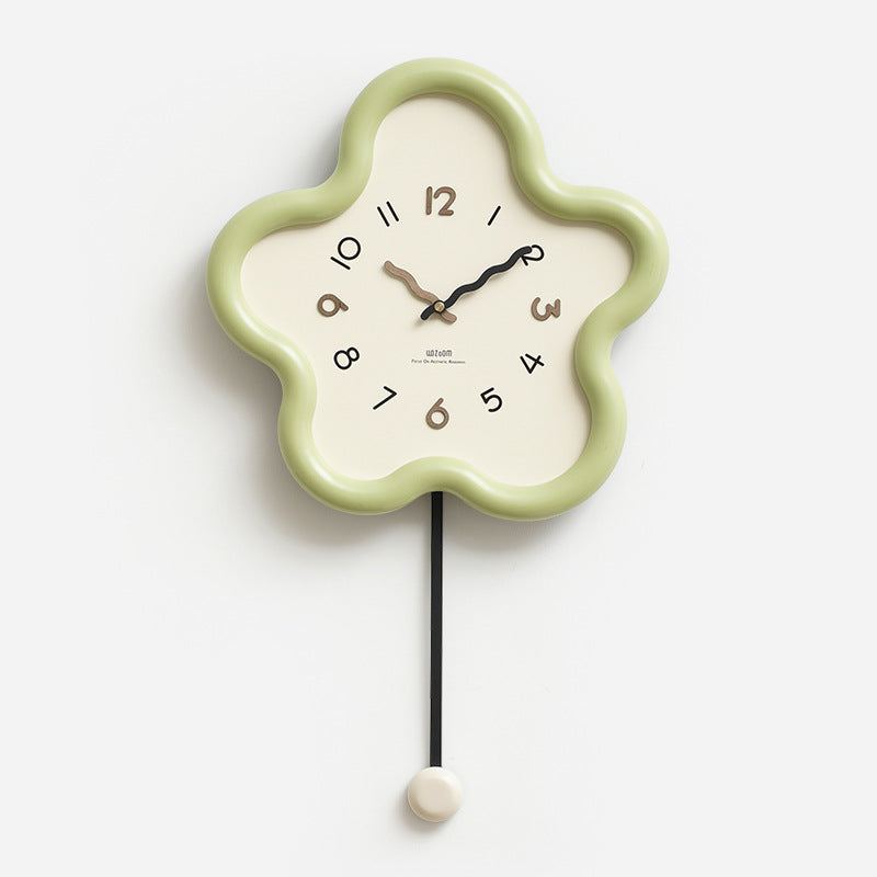 Eco-Friendly Silent Pendulum Wall Clock – Large Decorative Clock for Living Room, Bedroom, Office