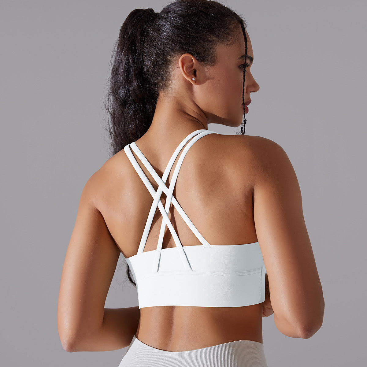 Double-Cross Shockproof Sports Bra