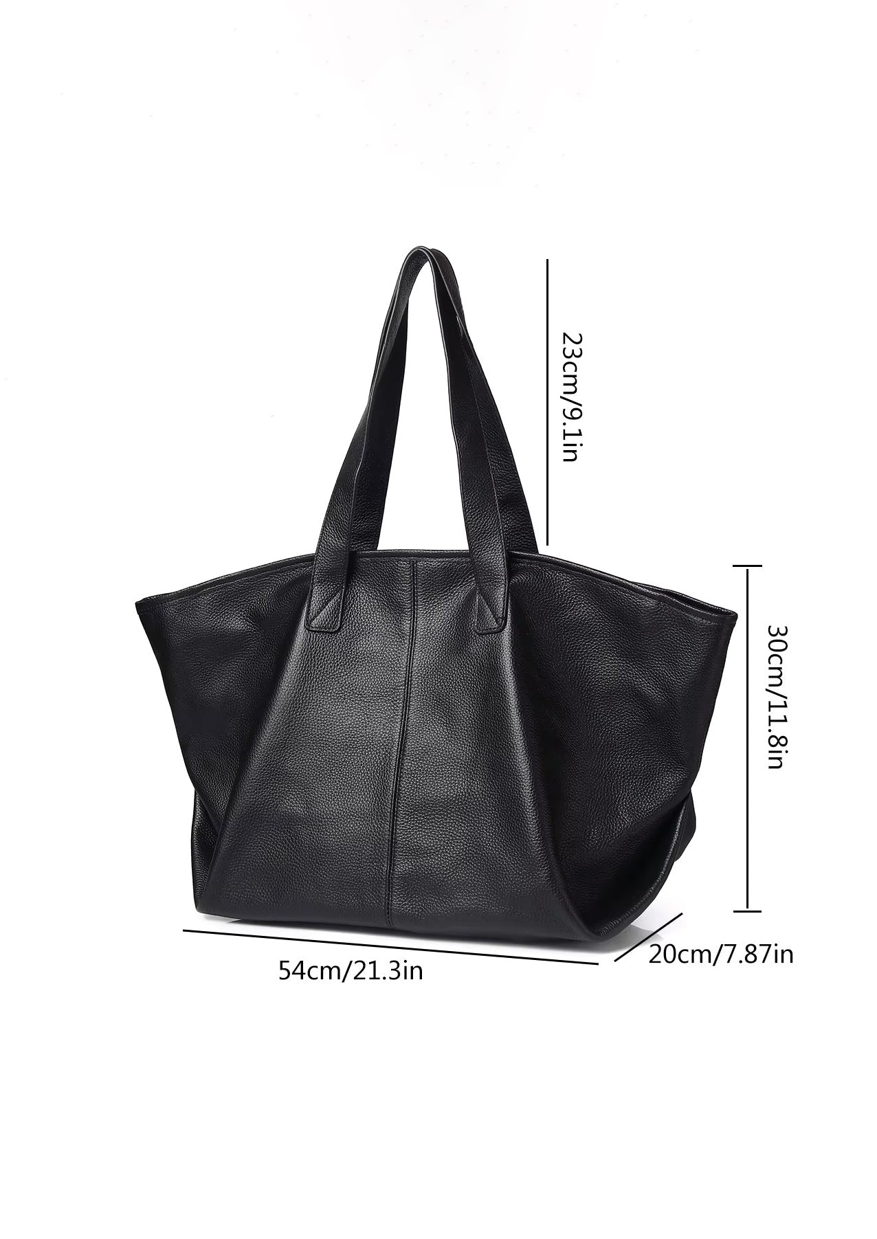 Hove Large Pebbled Leather Tote Bag