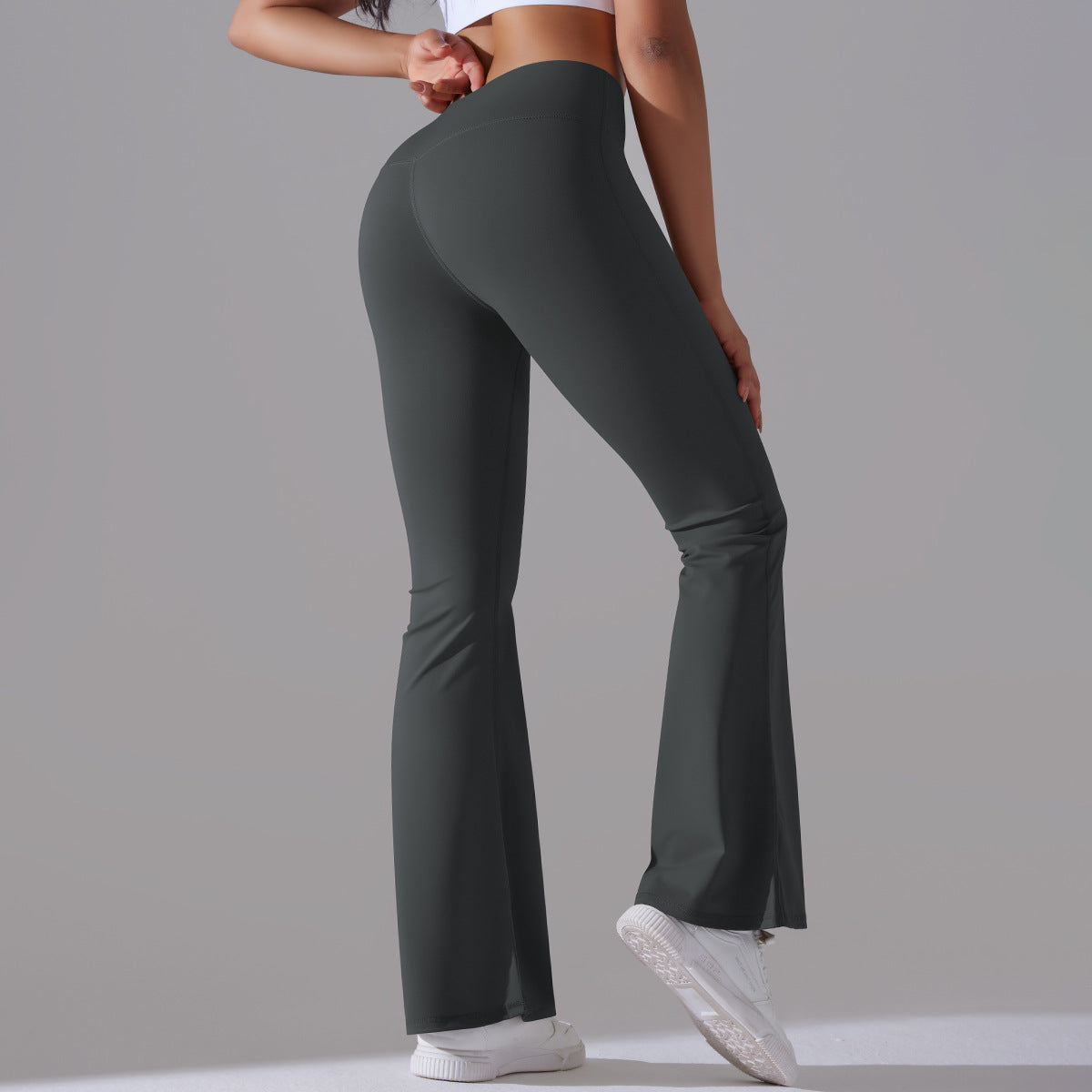 Sculpt & Flare Hochtaillierte Fitnessleggings