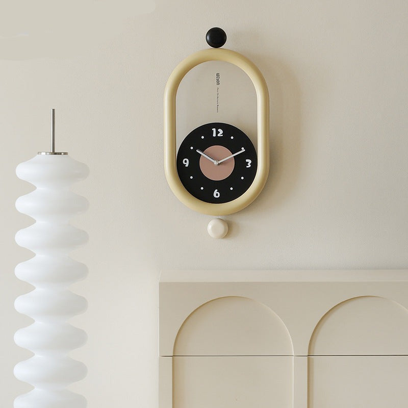 Horloge à pendule longue 3D pour salon