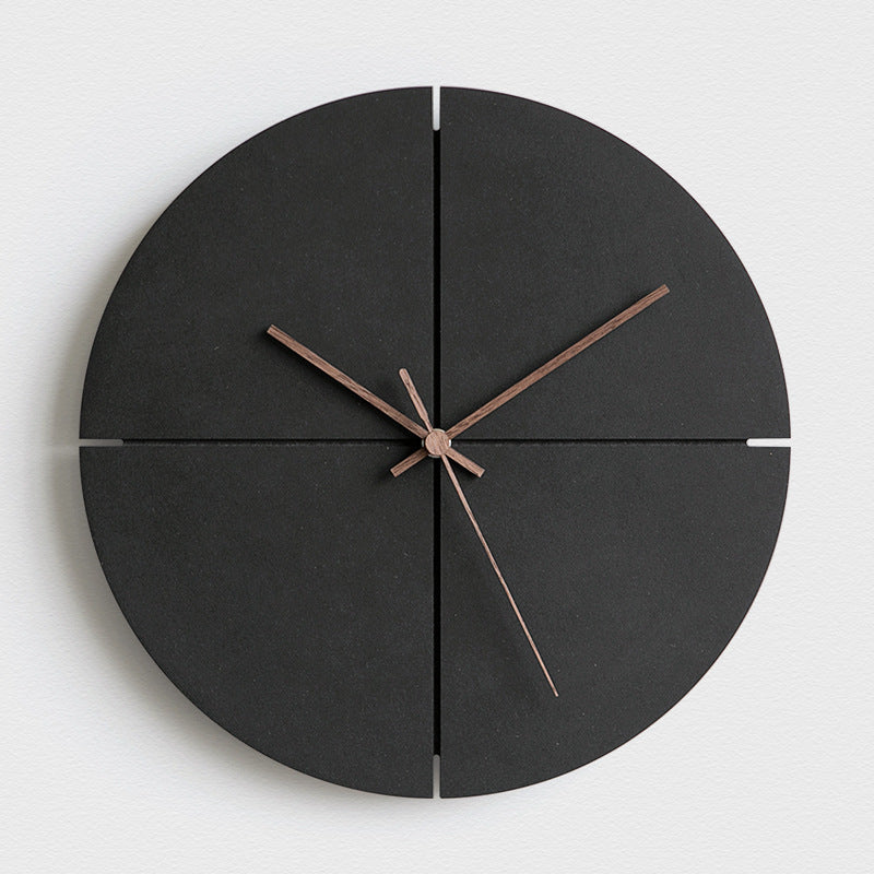 Minimalist Modern Silent Wall Decorative Clock for Livingroom