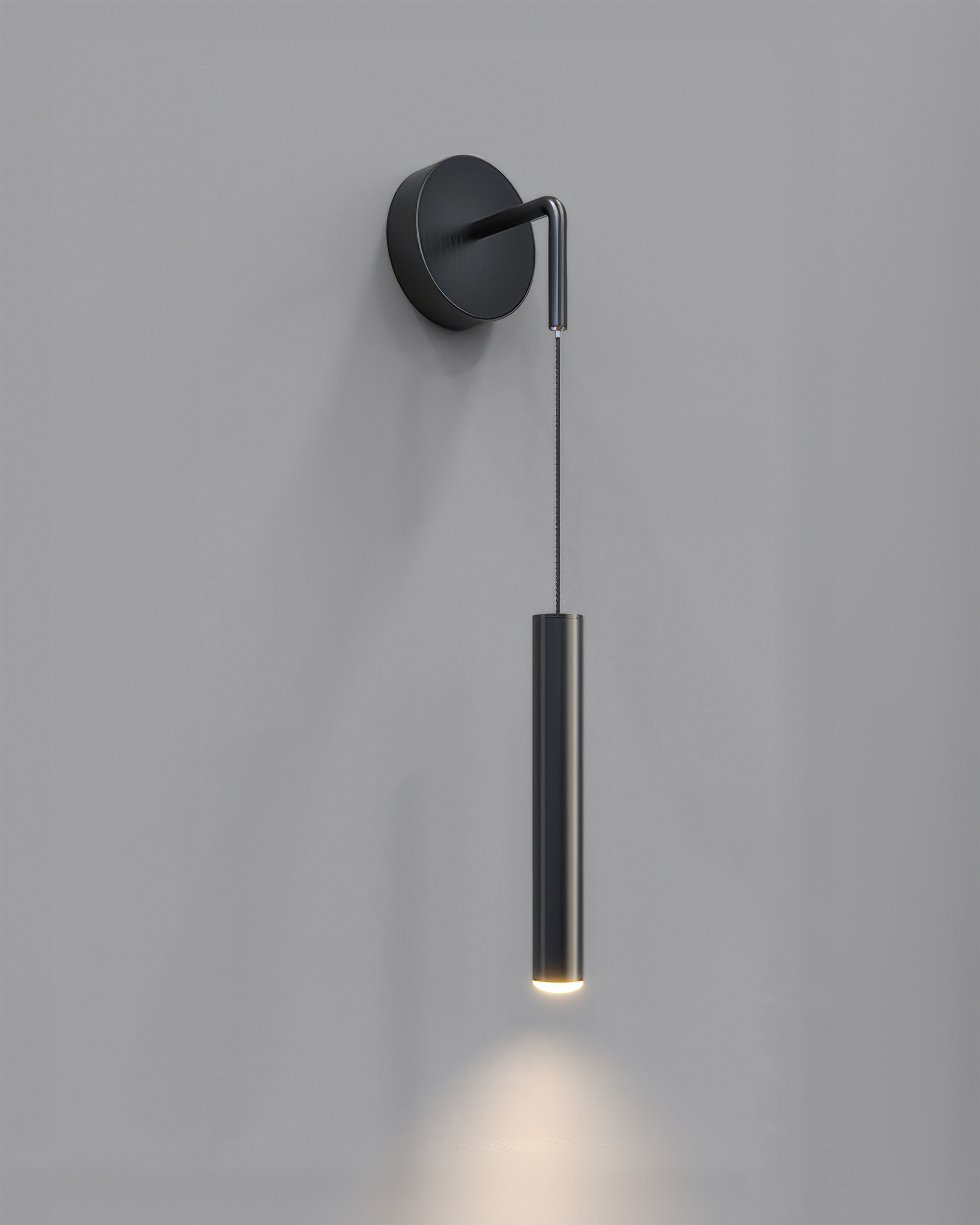 Lampe montée sur applique murale LED à cylindre moderne