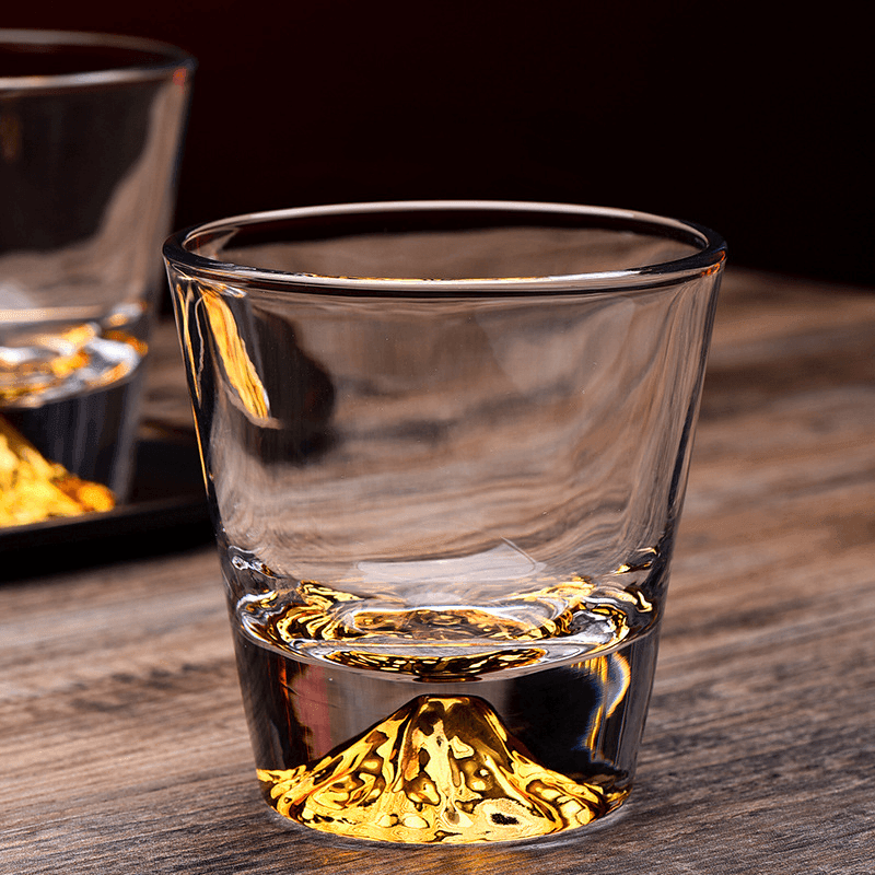 Japanese Mount Fuji Whisky Glass Sets