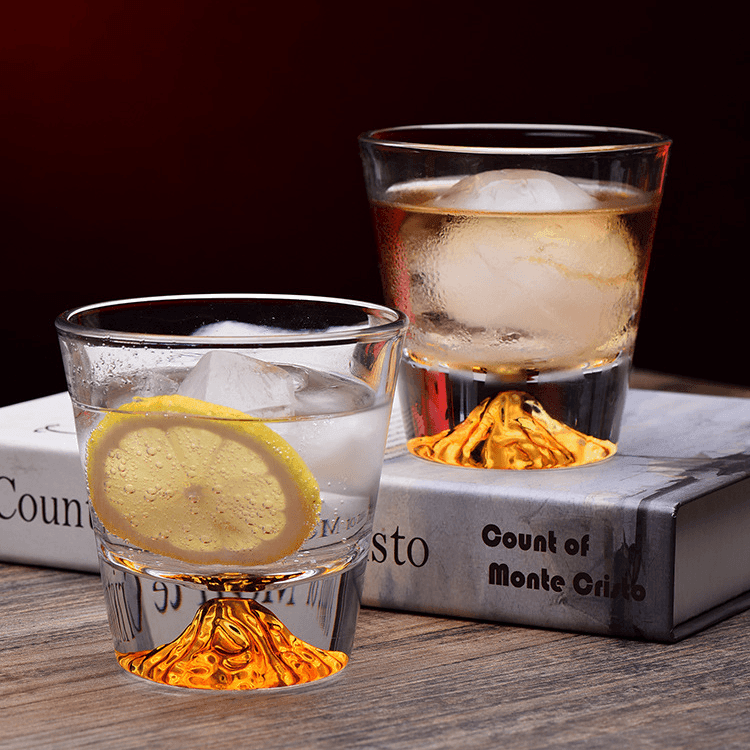 Japanese Mount Fuji Whisky Glass Sets