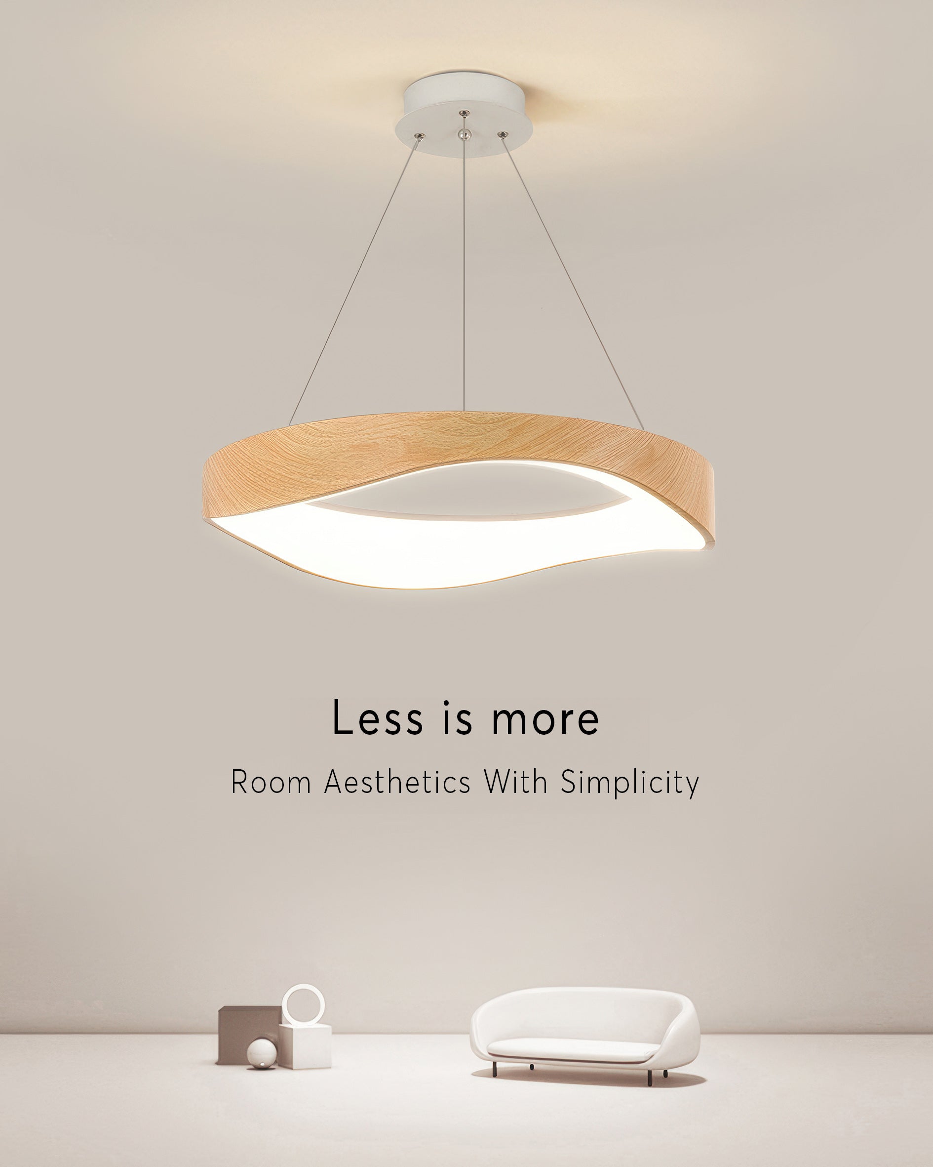 Moderne ronde LED-hanglamp voor veelzijdige binnenverlichting