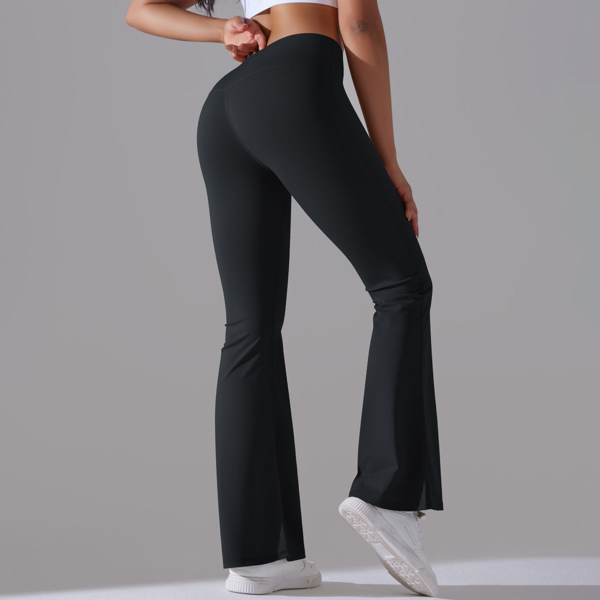 Sculpt & Flare Højtaljede Gym Leggings