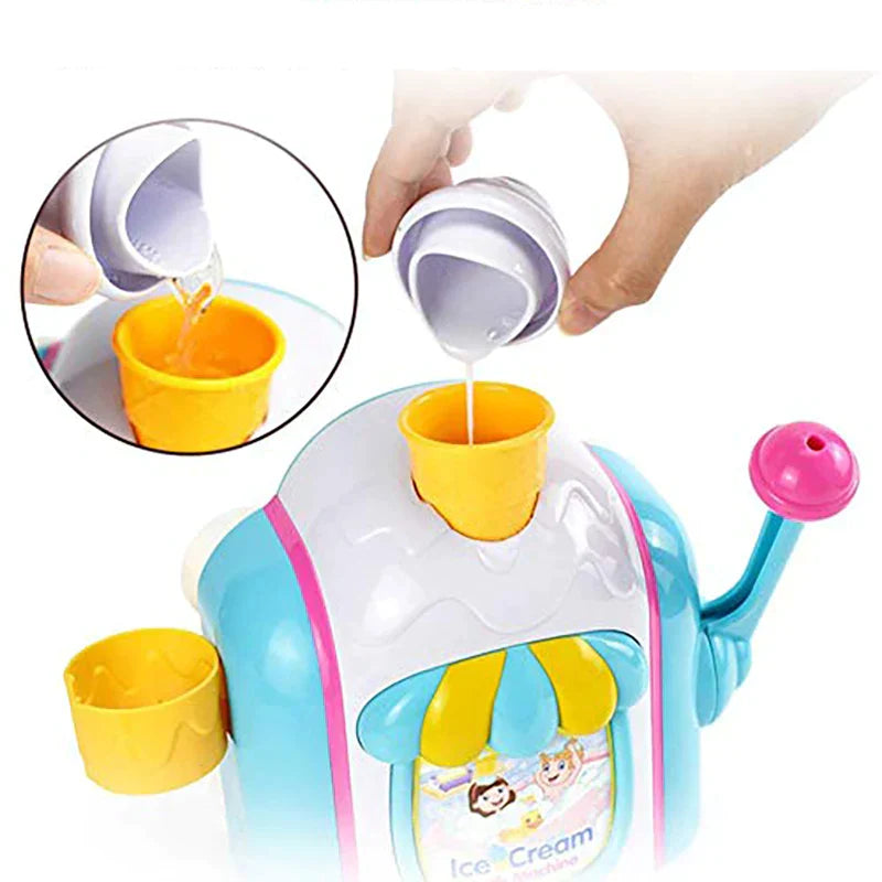 Ice Cream Bath Toy™ – Schaumstoff-Mobiles – Baden mit einer Seifenpumpe