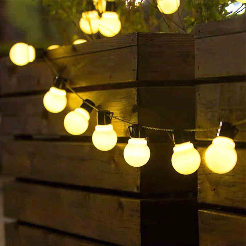 GardenLumina - Guirnalda de luces para lámparas de exterior