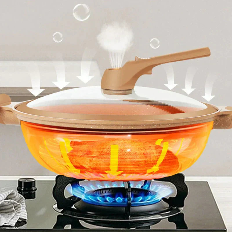 Eco Cuisine - Wok Premium para todas las fuentes de calor