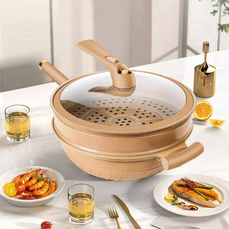 Eco Cuisine - Premium Wok voor alle warmtebronnen