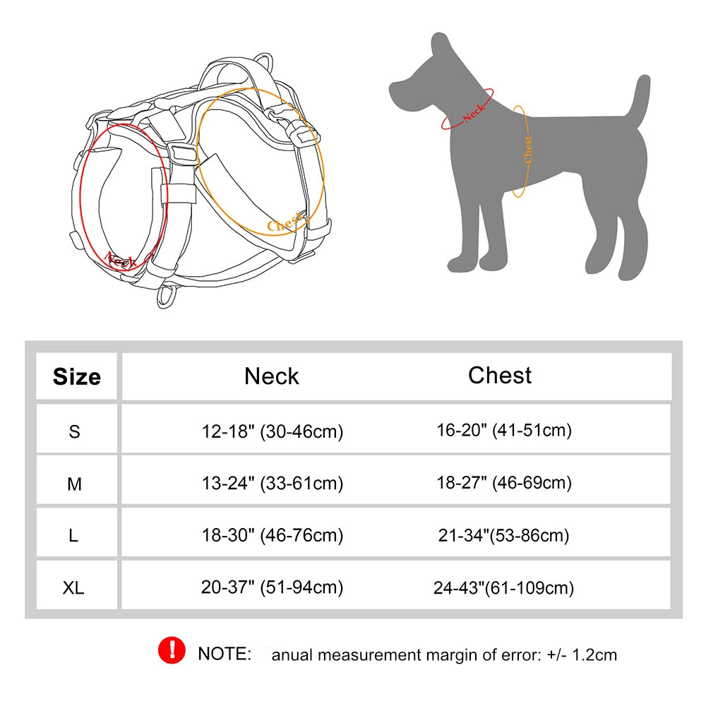 Pawfey Agile hundesele med reflekterende design og stærkt håndtag