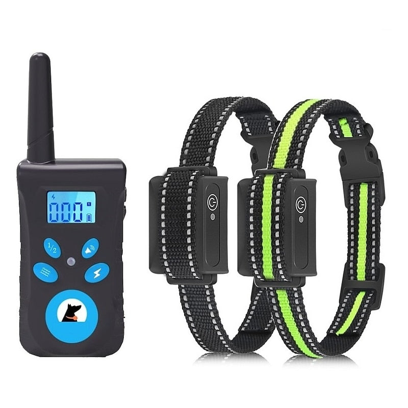 2-i-1 Automatisk Anti-Bark och Remote Training Collar