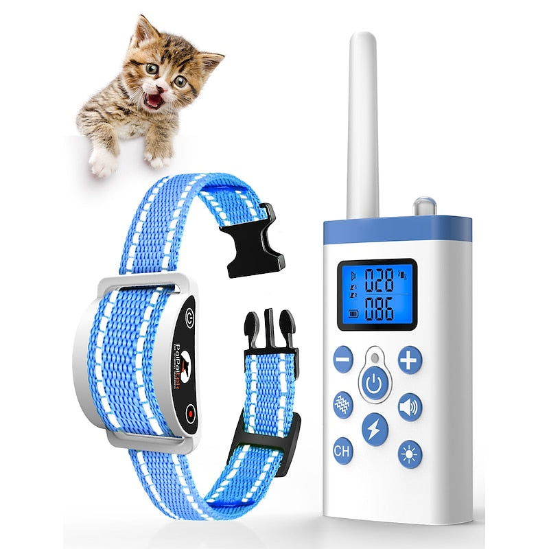 Collar de adiestramiento para gatos premium con control remoto