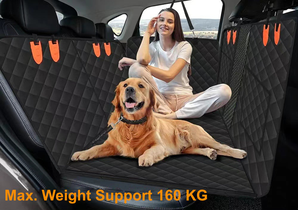 Funda de asiento de coche para perros con base dura de primera calidad