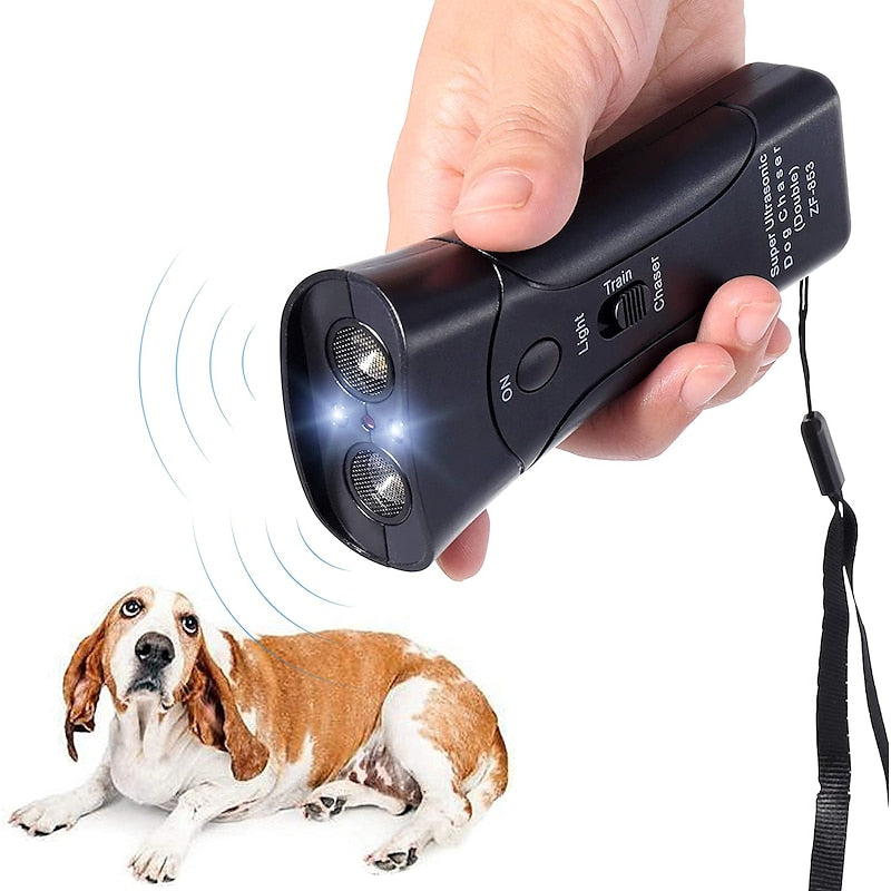 Ny Ultrasonic Dog Chaser - Aggressive Attack Repeller og træner