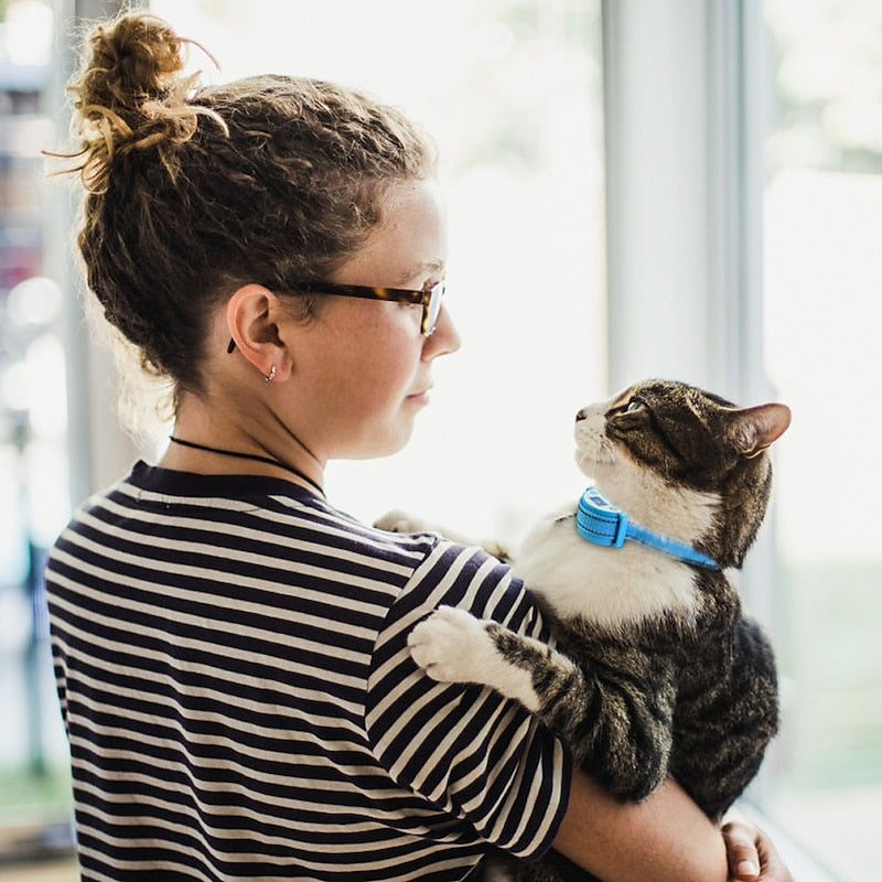 Collier anti-miaulement pour chat - Modes son, vibration et choc