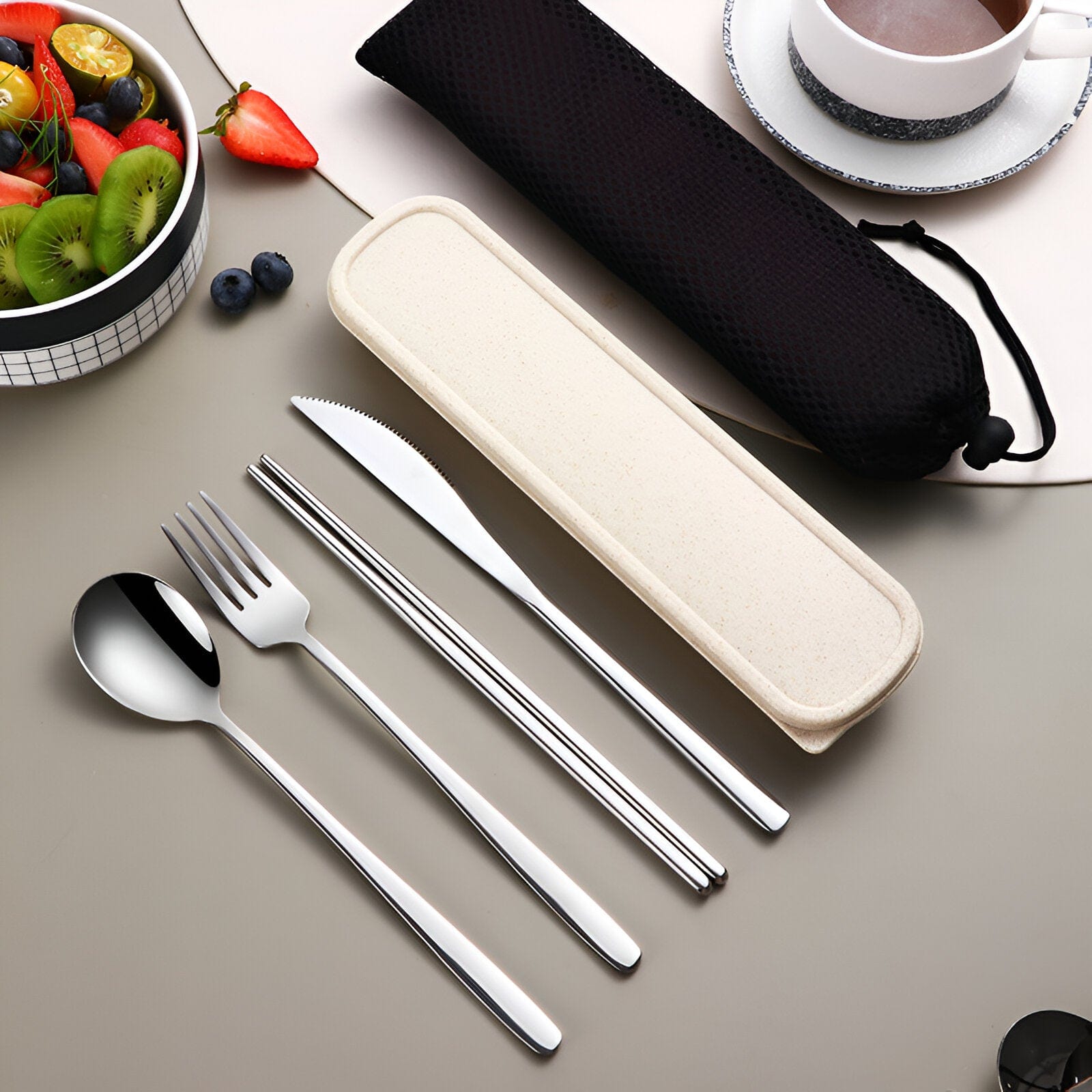 Portable  Stainless Steel Cutlery Set