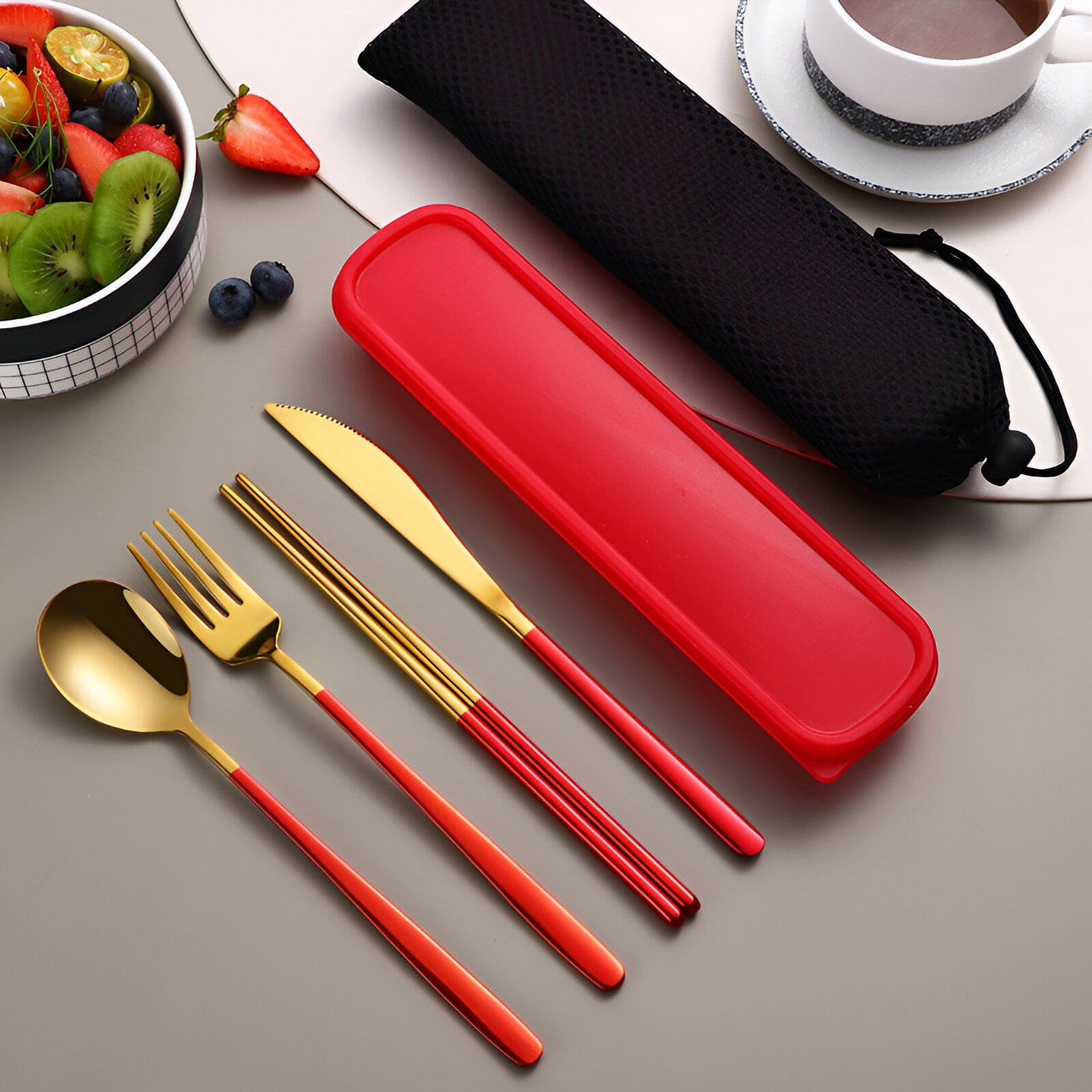 Portable  Stainless Steel Cutlery Set