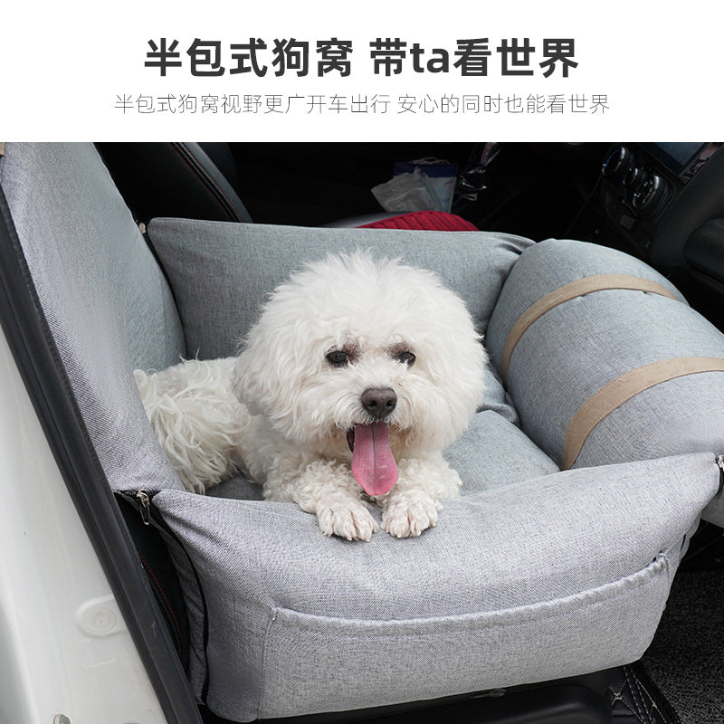 Asiento de seguridad para perros premium: cómodo, seguro y elegante