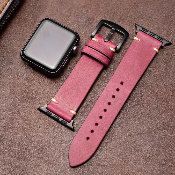 Premium Italian Leather Apple Watch Band