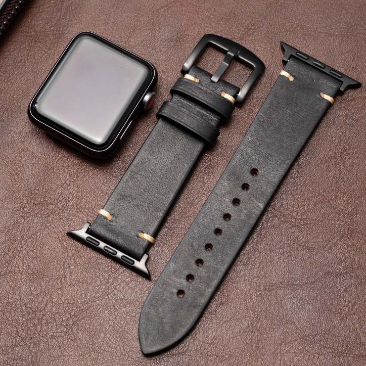 Premium Italian Leather Apple Watch Band