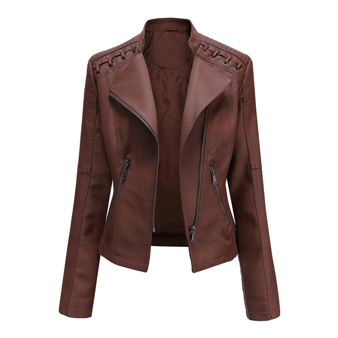 MARIE - Stylische Lederjacke