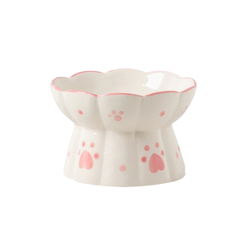 Sweetheart keramische vintage verhoogde kattenbakken