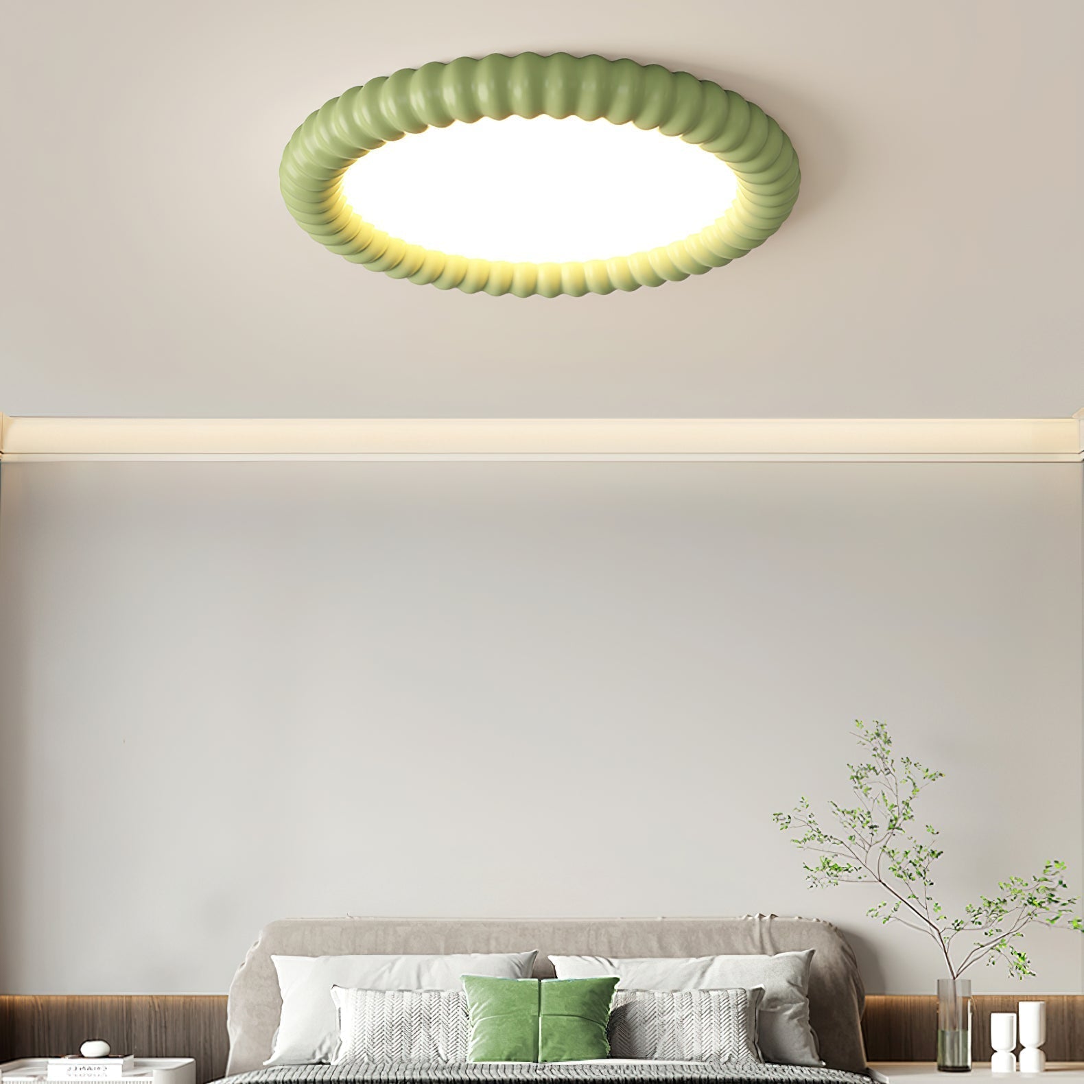 Ripple – Lampada da soffitto moderna Halo