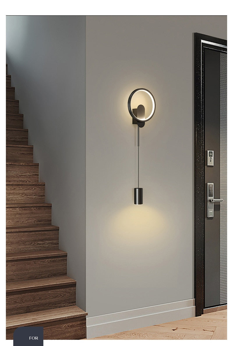 BAN Branwen Moderne LED Nordic Gouden Wandlamp 24W