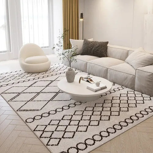 Winnie Luxe Nordic Plush Rug – Cozy & Elegant Home Décor