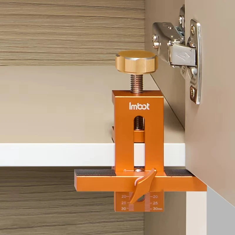 Sara Woodworking Cabinet Door Jig – Adjustable Aluminum Positioning Tool