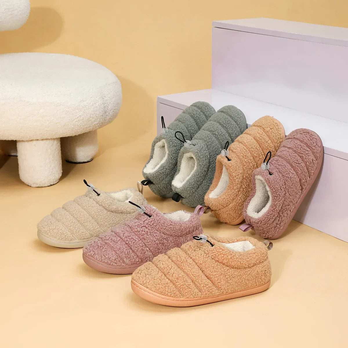 PlushHome - Pantofole morbide e antiscivolo