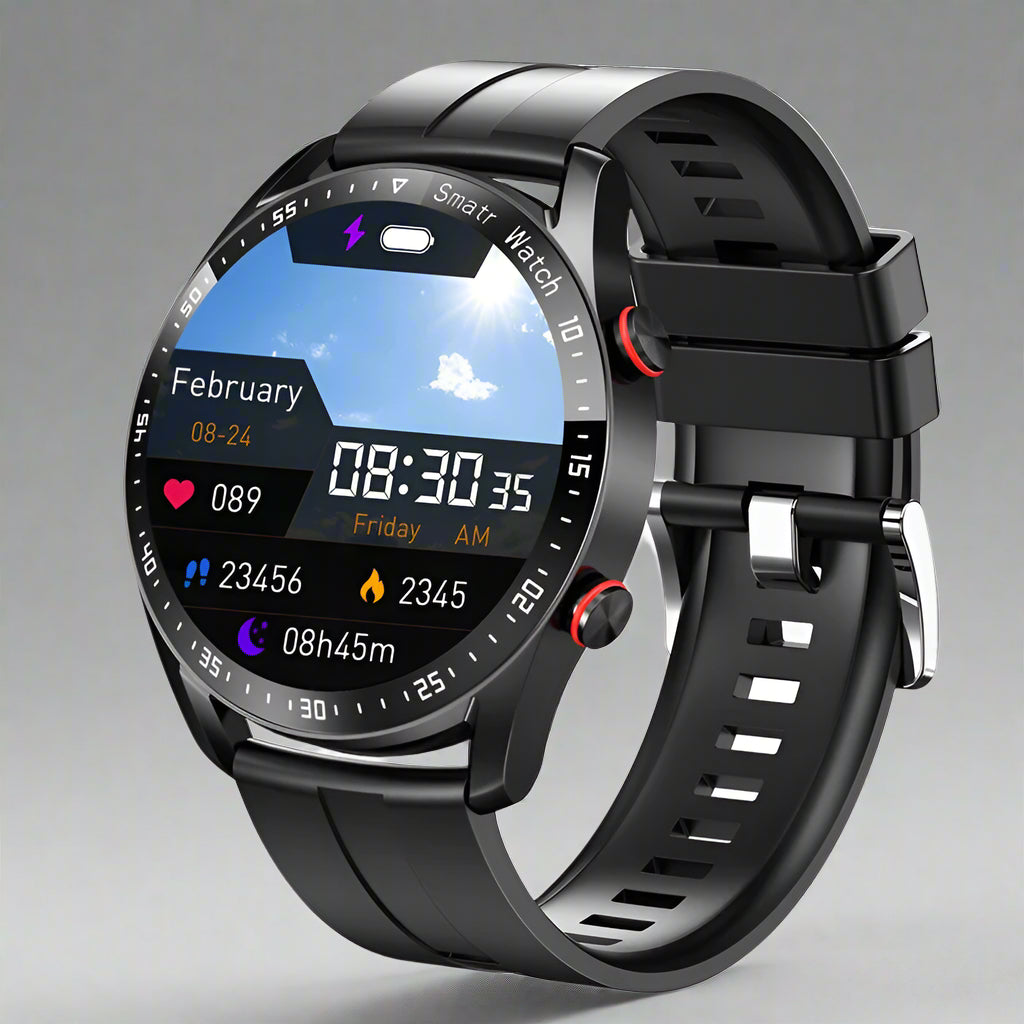 Montre intelligente Apollo Pro – Appels Bluetooth, suivi de santé ECG + PPG, compagnon de remise en forme et de sport