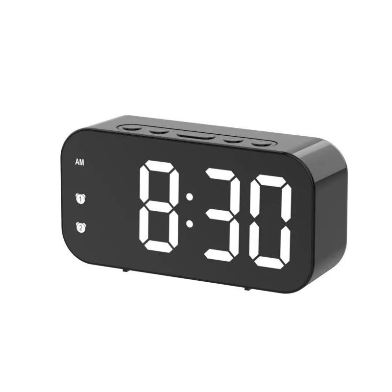 TimeGlow – Reloj LED con pantalla de temperatura y función de alarma dual