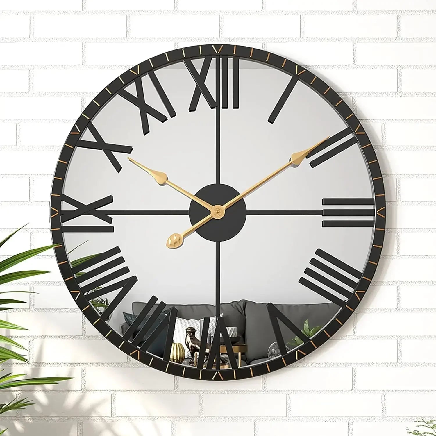 MetalDesign – Horloge murale moderne pour la décoration intérieure