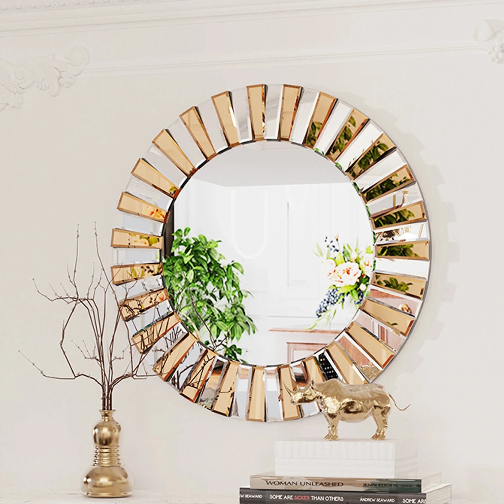 Sun Burst Wall Mirror