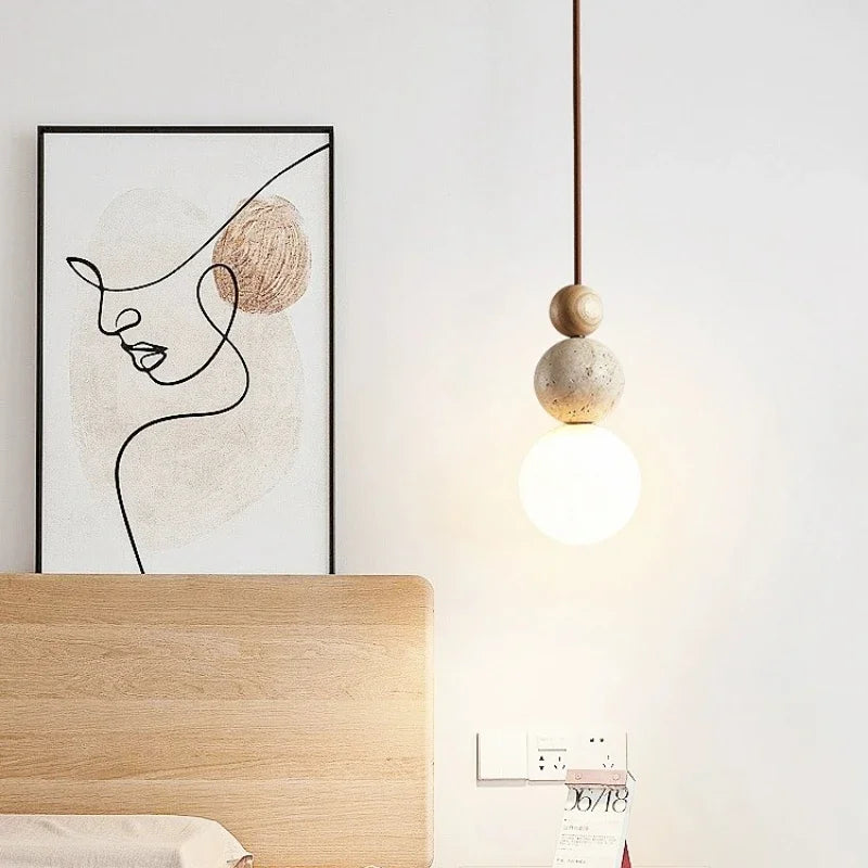 Wabi-Sabi stenen hanglamp