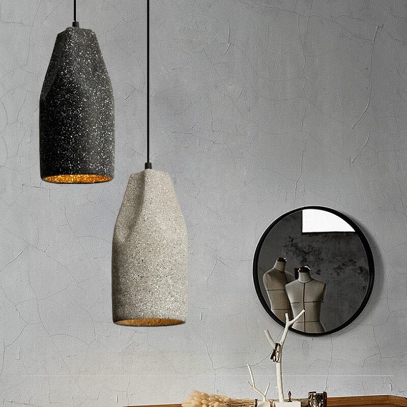 Terrazzo Industrial Style Cement Chandelier